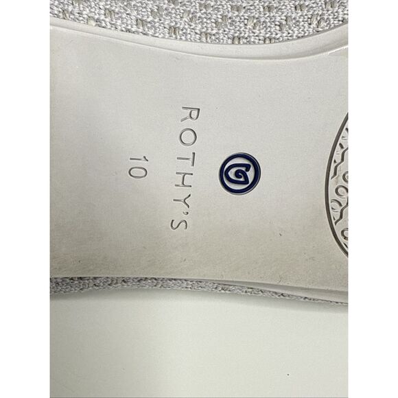 Rothy’s The Flat Slip On Ballet V Cut Salt honeycomb Women’s Size 10 Round Toe - Picture 9 of 14